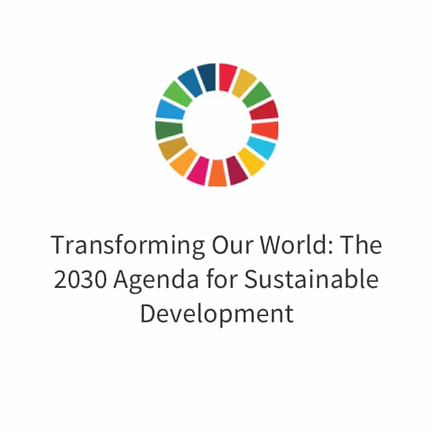 Στις 25 Σεπτεμβρίου 2015, οι χώρες υιοθέτησαν μία σειρά από στόχους-μέρη της Νέας Ατζέντας Βιώσιμης Ανάπτυξης ώστε να τερματίσουν τη φτώχια, να προστατέψουν τον πλανήτη και να εξασφαλίσουν την ευημερία όλων.