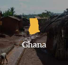 In 2011, GB expanded to Ghana. With partners, we focus on healthcare access, expanding loan access, and constructing potable water systems and sanitation projects.  
