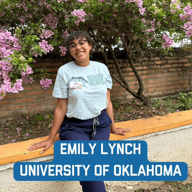 University of Oklahoma: Emily Lynch
emmielnn@gmail.com
Major:  Microbiology & Psychology