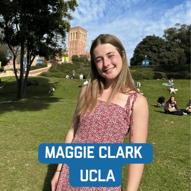 UCLA: Maggie Clark
maggieeclark@g.ucla.edu
Major: Integrative Biology and Physiology