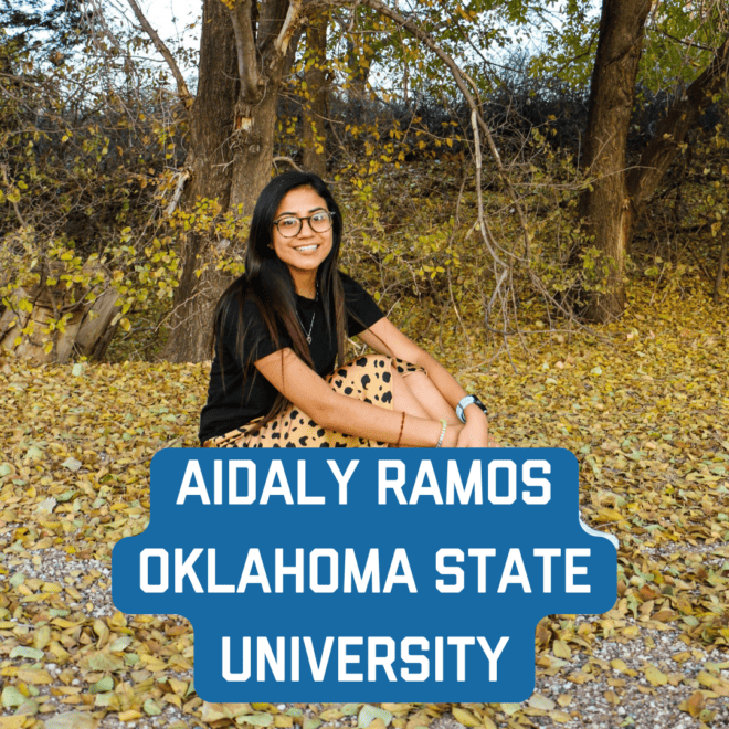 Oklahoma State University: Aidaly	Ramos Leyva
aidaly.ramos@okstate.edu
Major: Microbiology
