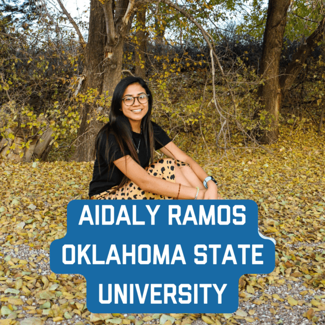 Oklahoma State University: Aidaly	Ramos Leyva
aidaly.ramos@okstate.edu
Major: Microbiology
