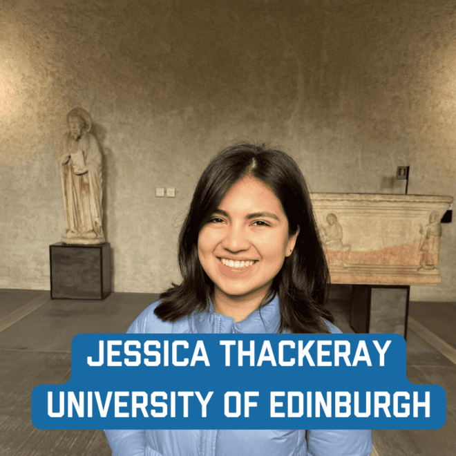 University of Edinburgh: Jessica Thackeray
s2160332@ed.ac.uk
Major: Chemistry